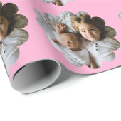 Uw aangepaste foto in Bloem Cadeaupapier (Rol Hoek)