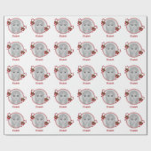 Uw aangepaste foto met feestelijke snoepjes en naa cadeaupapier (Vlak)