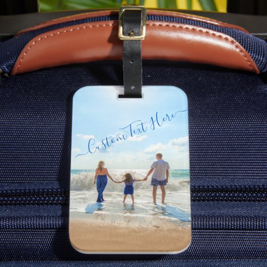 Uw aangepaste fotokofferlabel met gepersonaliseerd bagagelabel (Voorkant Insitu 2)