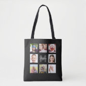 UW aangepaste foto's en monogram Tote Bag (Voorkant)