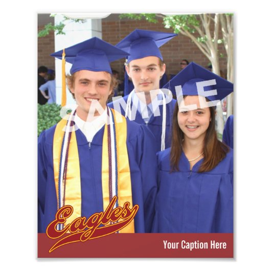 Uw aangepaste fotouitbreiding van 8 x 10 inch foto afdruk (Voorkant)