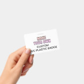 Uw aangepaste gepersonaliseerde Kantoor Event Iden Badge (Handheld)