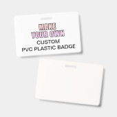 Uw aangepaste gepersonaliseerde Kantoor Event Iden Badge (Voor- en achterkant)
