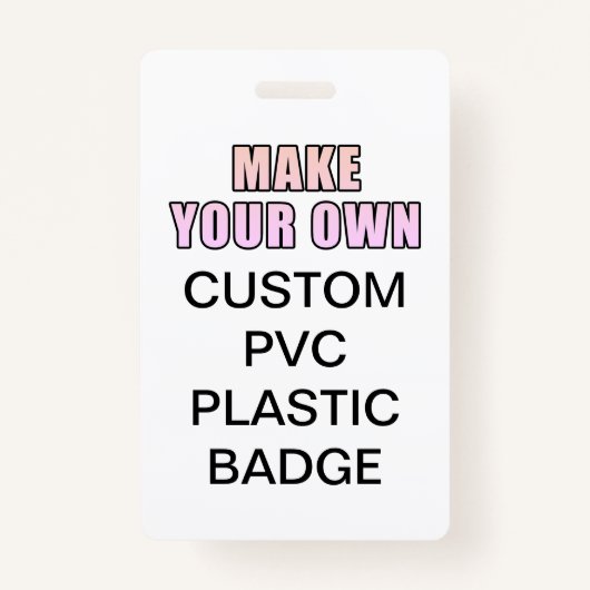 Uw aangepaste gepersonaliseerde Kantoor Identity P Badge (Voorkant)