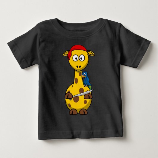 Uw aangepaste Giraffe Pirate Child Shirt (Voorkant)