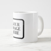 Uw Aangepaste Herinnering - Gepersonaliseerde Foto Grote Koffiekop (Voorkant rechts)