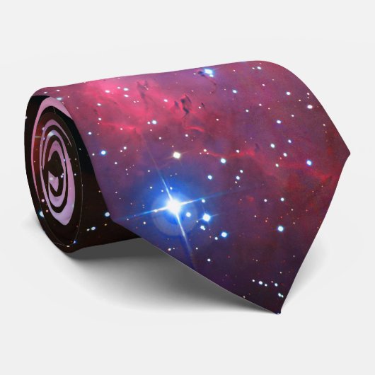 Uw aangepaste initialen Monogram Eagle Nebula Stropdas (Opgerold)