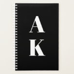 Uw aangepaste Initialen zwart-wit Planner<br><div class="desc">Personaliseer je eigen initialen</div>