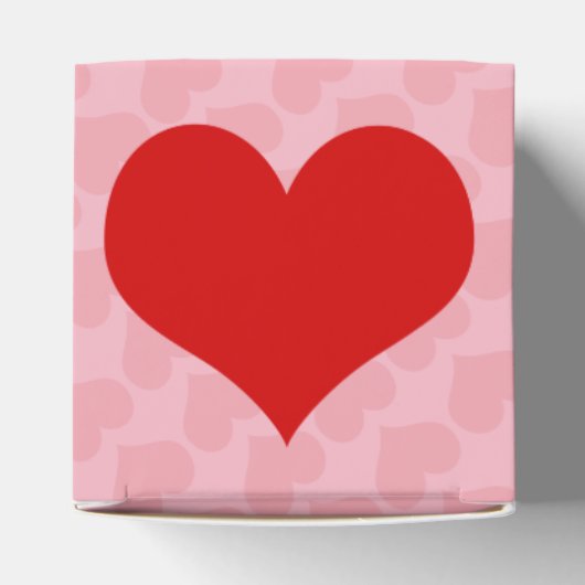 Uw aangepaste kleur, Emoji Love Gift Bedankdoosjes (Bovenkant)