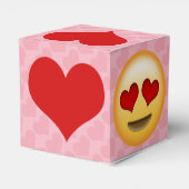Uw aangepaste kleur, Emoji Love Gift Bedankdoosjes (Achterkant)