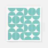 Uw aangepaste kleur, stemming halve cirkels servet (Voorkant)