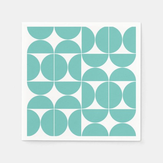 Uw aangepaste kleur, stemming halve cirkels servet (Voorkant)