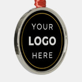 Uw aangepaste Logo-bedrijf Metalen Ornament (Rechts)