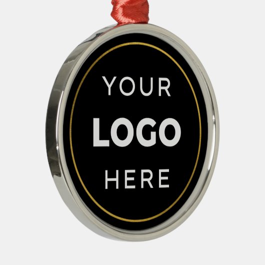 Uw aangepaste Logo-bedrijf Metalen Ornament (Rechts)