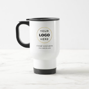 Uw aangepaste Logo Business White Reisbeker
