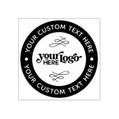 Uw aangepaste Logo gepersonaliseerde monogram of t Rubberstempel (Afrduk)