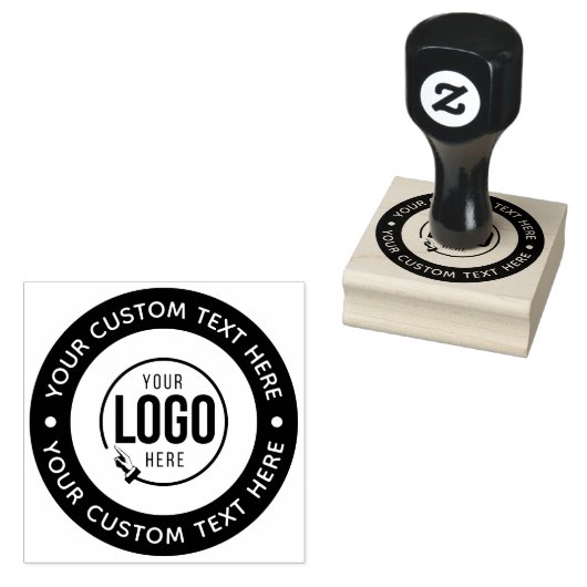 Uw aangepaste Logo gepersonaliseerde monogram of t Rubberstempel (Gestempeld)