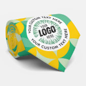 Uw aangepaste Logo gepersonaliseerde monogram of t Stropdas (Opgerold)