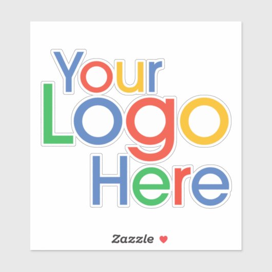 Uw aangepaste Logo hier | Computer Kantoor Sticker (Vel)