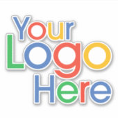 Uw aangepaste Logo hier | Computer Kantoor Sticker (Voorkant)