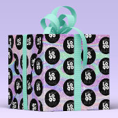 Uw aangepaste Logo Iridescent Glitter Wrapping Pap Cadeaupapier