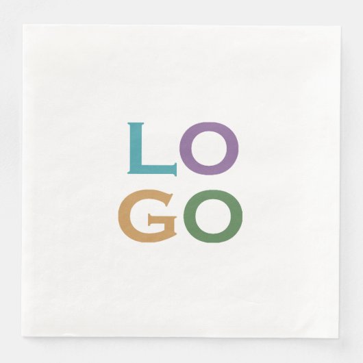 Uw aangepaste Logo of Afbeelding Servet (Voorkant)