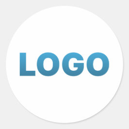 Uw aangepaste logo ronde sticker