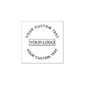 Uw aangepaste Logo Rubber Stamp Rubberstempel (Afrduk)