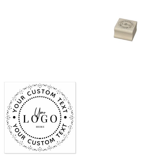 Uw aangepaste logo rubber stempel (Gestempeld)