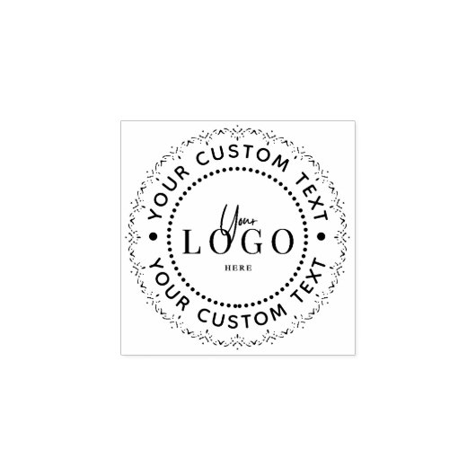 Uw aangepaste logo rubber stempel (Afrduk)