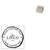 Uw aangepaste logo rubberen stempel (Gestempeld)