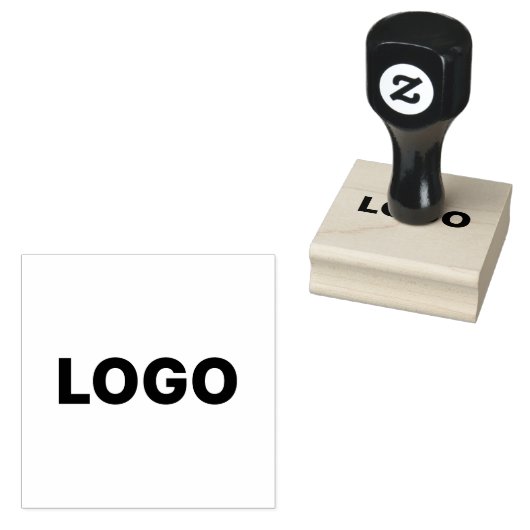 Uw aangepaste logo rubberstempel (Gestempeld)