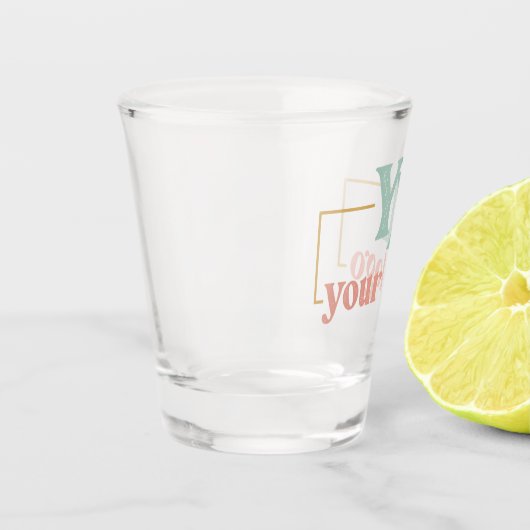 Uw aangepaste logo  shot glas (Links)