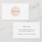 Uw aangepaste Logo-Visitekaartje Visitekaartje (Voorkant / Achterkant)