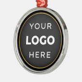 Uw aangepaste logo zakelijk metalen ornament (Links)