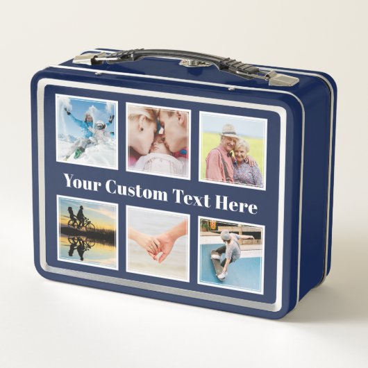 UW aangepaste lunchvakken voor foto's en tekst (Achterkant)