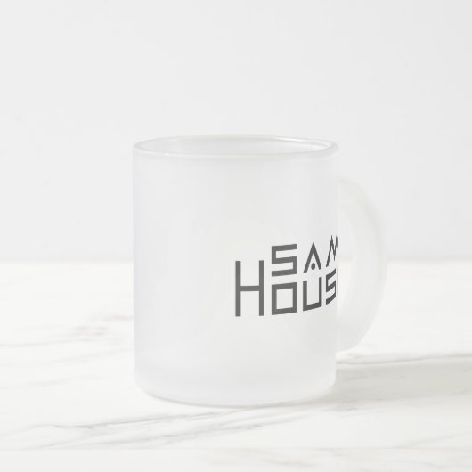 Uw aangepaste Mok van 10 oz diepgevroren glas (Voorkant rechts)