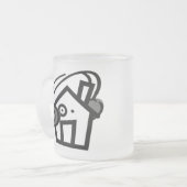 Uw aangepaste Mok van 10 oz diepgevroren glas (Voorkant links)