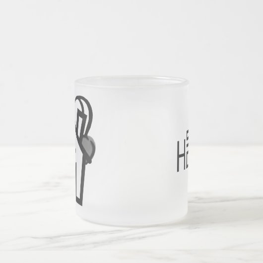 Uw aangepaste Mok van 10 oz diepgevroren glas (Center)