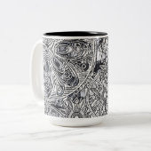 Uw aangepaste Mok van 15 oz met twee tonen (Voorkant links)