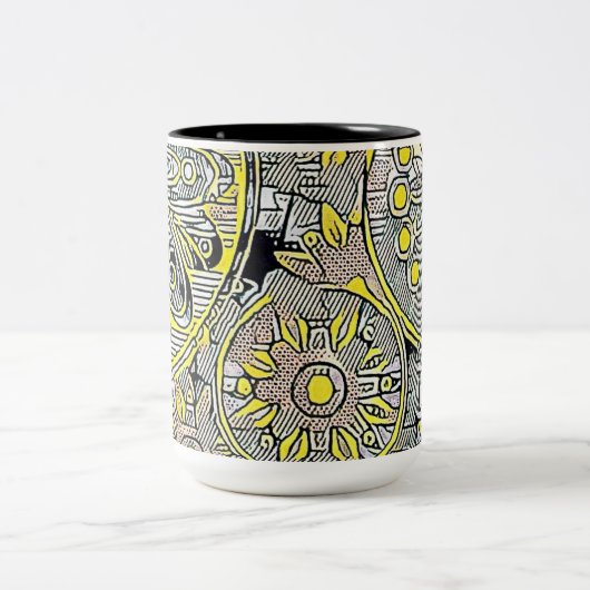 Uw aangepaste Mok van 15 oz met twee tonen (Center)