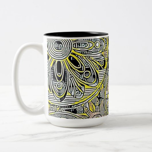 Uw aangepaste Mok van 15 oz met twee tonen (Links)