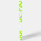 Uw aangepaste naam, flitsend groen Hoesje voor iPh (Achterkant / Links)