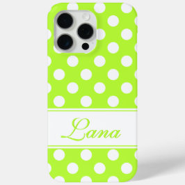 Uw aangepaste naam, flitsend groen Hoesje voor iPh