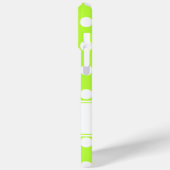 Uw aangepaste naam, flitsend groen Hoesje voor iPh (Achterkant / Links)