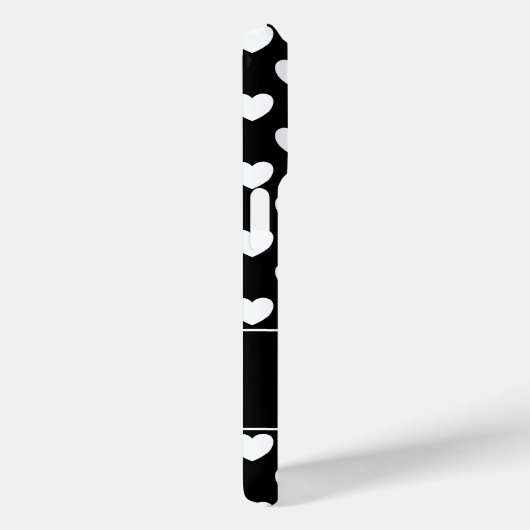 Uw aangepaste naam Sjabloon - Flashy zwart en wit Case-Mate iPhone Case (Achterkant / Rechts)