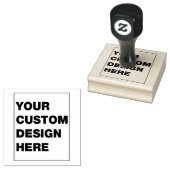Uw aangepaste ontwerp hier - Custom Stamp Rubberstempel (Gestempeld)