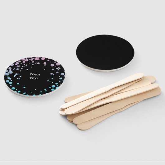 Uw aangepaste ontwerp hier - handwaaier (Niet-gemonteerd)