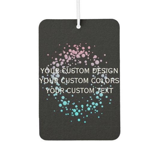 Uw aangepaste ontwerp hier - Lucht Freshener Luchtverfrisser (Voorkant)