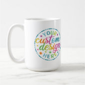 Uw aangepaste ontwerp hier Merch Koffiemok (Links)